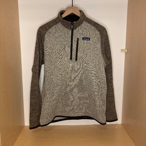 FLAWLESS Patagonia Better Sweater 1/4-Zip Gray STY25522 Men’s Medium